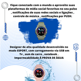 Relógio Inteligente GMAX-FD68 - para IOS e Android